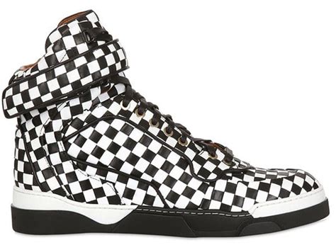 givenchy checkered high tops|givenchy tank tops.